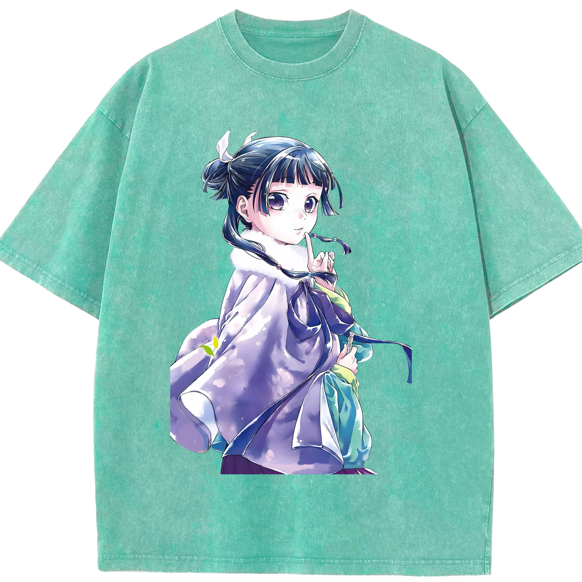 （画像用） 薬屋のひとりごと The Apothecary Diaries 綿100% ヴィンテージ風 半袖Tシャツ（フロントプリント）